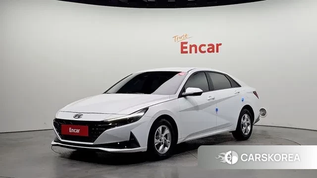 Hyundai Avante (CN7) 2021 Белый из Кореи