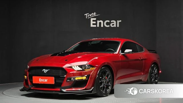 Ford Mustang 2018 Красный из Кореи
