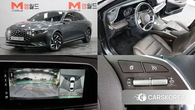 Hyundai The New Grandeur IG Hybrid 2020 Серый из Кореи