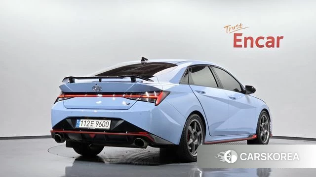 Hyundai Avante (CN7) 2022 Небесно-голубой из Кореи