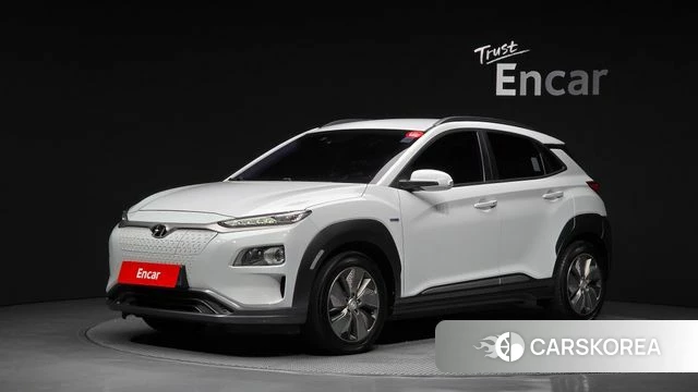 Hyundai Kona Electric 2018 Белый из Кореи