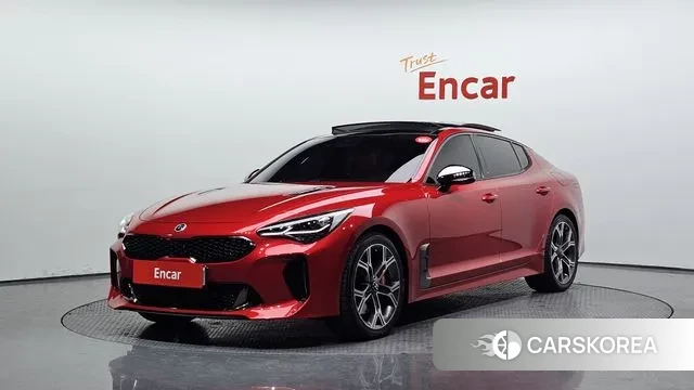 Kia Stinger 2019 Красный из Кореи
