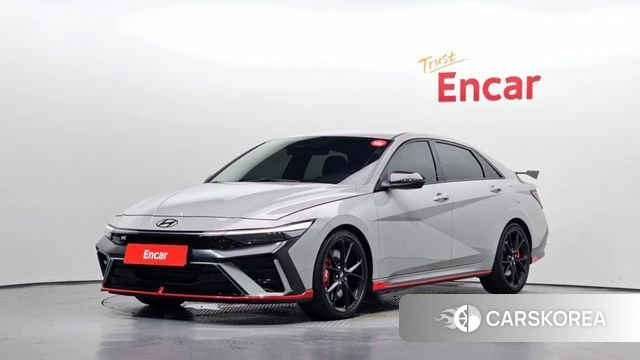 Hyundai The New Avante (CN7) 2024 Серебристо-серый из Кореи