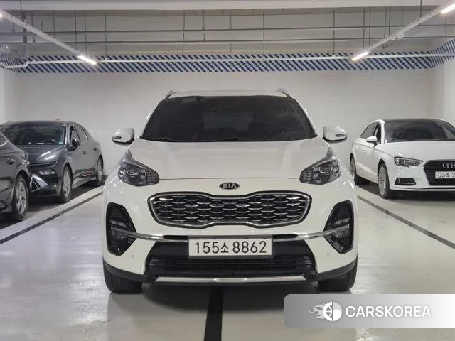Kia Sportage The Bold 2021 Белый из Кореи