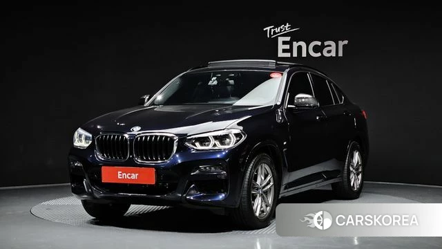 BMW X4 (G02) 2021 Черный из Кореи