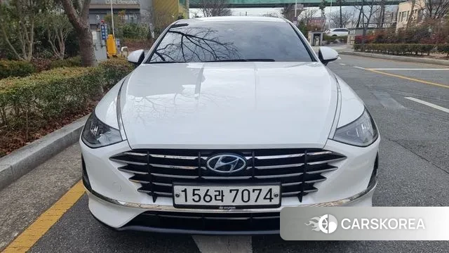 Hyundai Sonata (DN8) 2019 Белый из Кореи