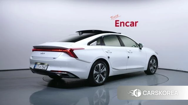 Kia K8 Hybrid 2021 Белый из Кореи