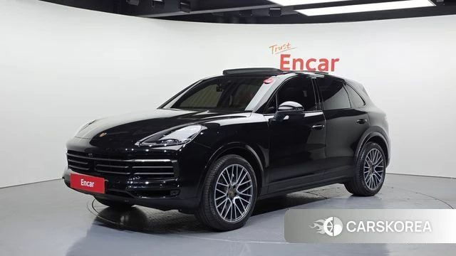Porsche Cayenne (PO536) 2023 Черный из Кореи