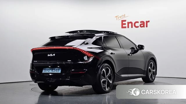 Kia EV6 2022 Черный из Кореи
