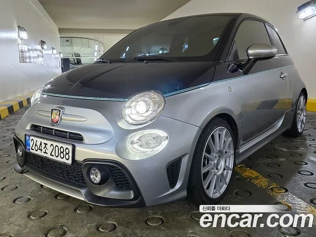 Fiat 500 2018 Синий из Кореи