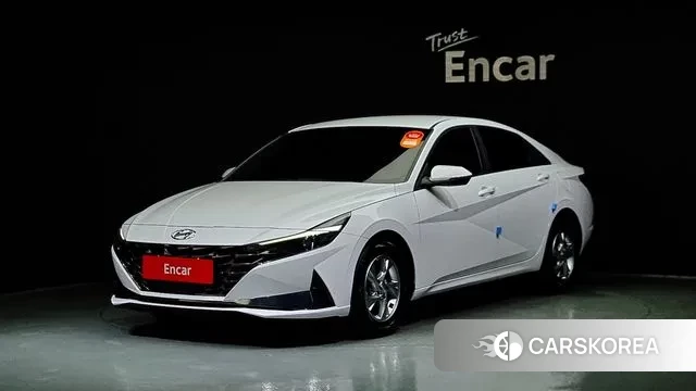 Hyundai Avante (CN7) 2020 Белый из Кореи