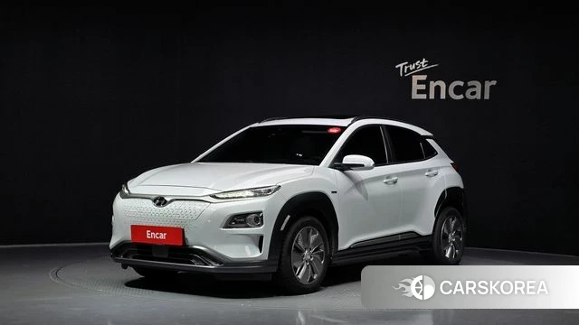 Hyundai Kona Electric 2019 Белый из Кореи