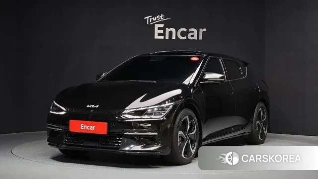 Kia EV6 2022 Черный из Кореи