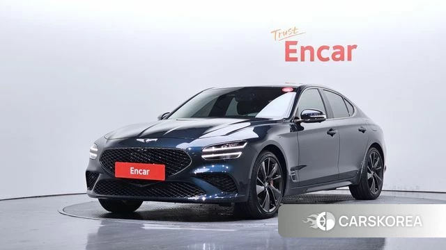 Genesis The New G70 2021 Темно-зеленый из Кореи