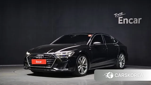 Audi A7 (4K) 2021 Черный из Кореи