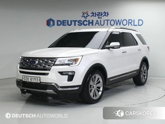 Ford Explorer 2018 Белый из Кореи