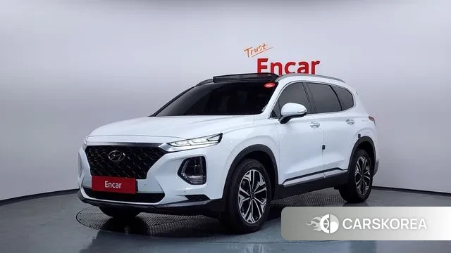 Hyundai Santa Fe TM 2019 Белый из Кореи