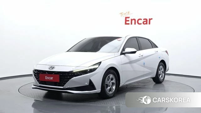 Hyundai Avante (CN7) 2021 Белый из Кореи