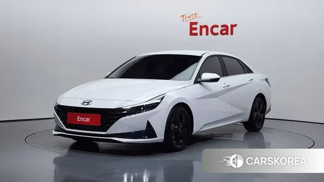 Hyundai Avante (CN7) 2020 Белый из Кореи