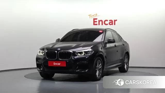 BMW X4 (G02) 2021 Черный из Кореи