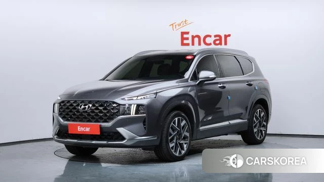 Hyundai The New Santa Fe 2021 Серый из Кореи