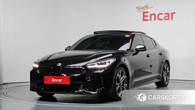 Kia Stinger 2019 Черный из Кореи