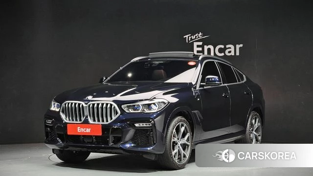 BMW X6 (G06) 2021 Синий из Кореи