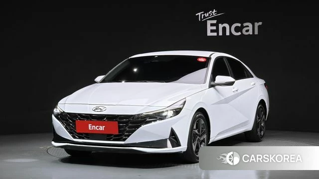 Hyundai Avante (CN7) 2020 Белый из Кореи