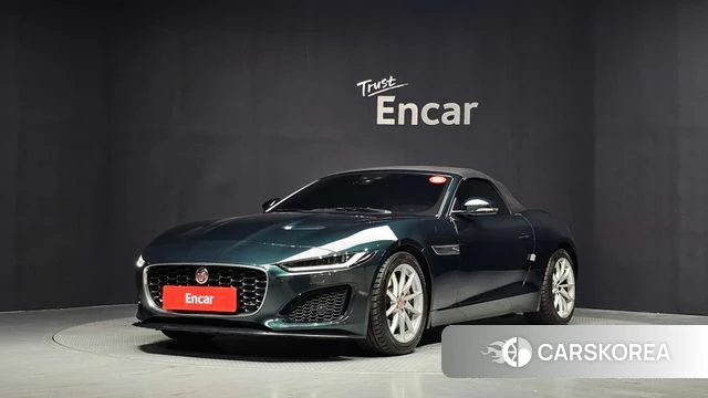 Jaguar F-TYPE 2022 Темно-зеленый из Кореи