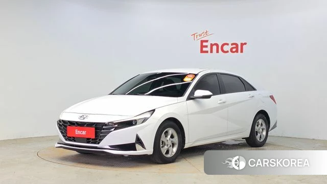 Hyundai Avante (CN7) 2022 Белый из Кореи