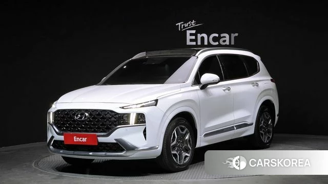 Hyundai The New Santa Fe 2021 Белый из Кореи