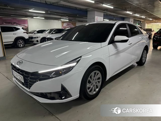 Hyundai Avante (CN7) 2021 Белый из Кореи