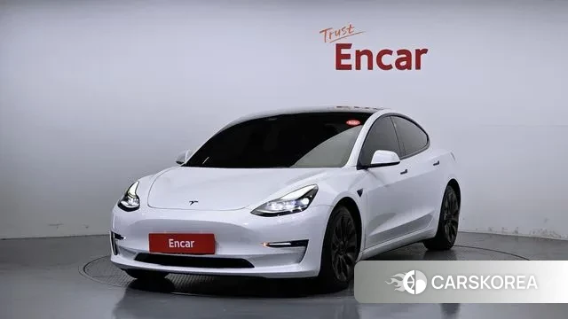 Tesla Model 3 2022 Белый из Кореи