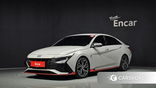 Hyundai Avante (CN7) 2022 Серый из Кореи