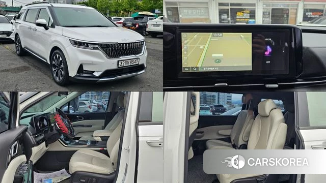 Kia Carnival 4th generation 2021 Белый из Кореи