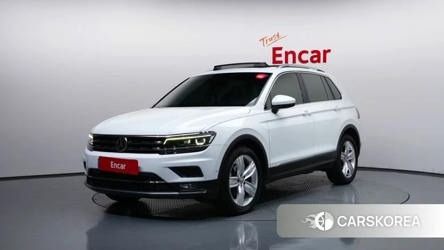 Volkswagen Tiguan second Generation 2020 Белый из Кореи