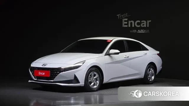 Hyundai Avante (CN7) 2020 Белый из Кореи