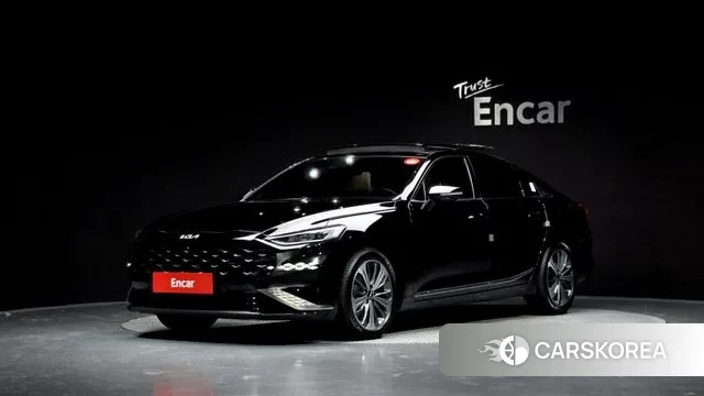 Kia K8 Hybrid 2022 Черный из Кореи