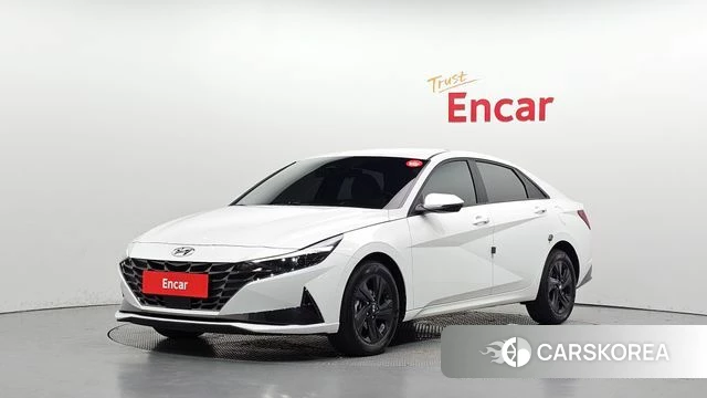 Hyundai Avante (CN7) 2023 Белый из Кореи