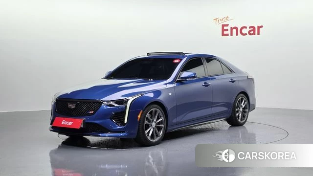 Cadillac CT4 2020 Синий из Кореи