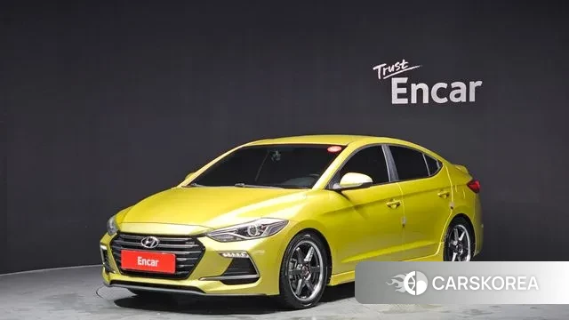 Hyundai Avante AD 2018 Желтый из Кореи