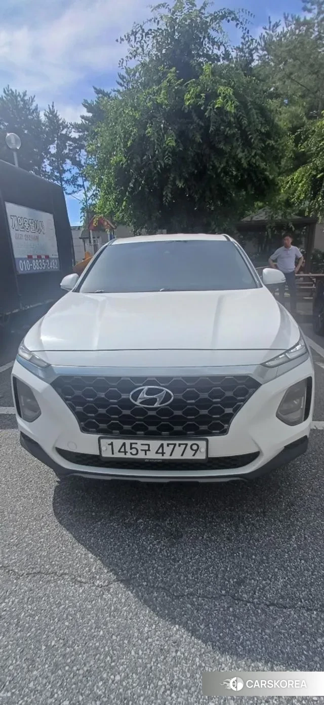 Hyundai Santa Fe TM 2020 Белый из Кореи
