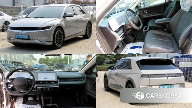 Hyundai Ionic 5 2021 Серебристо-серый из Кореи