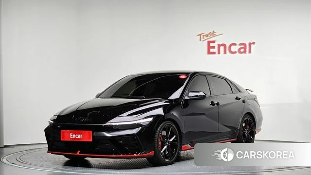 Hyundai The New Avante (CN7) 2024 Черный из Кореи