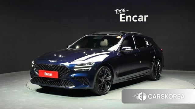 Genesis The New G70 Shooting Brake 2023 Синий из Кореи