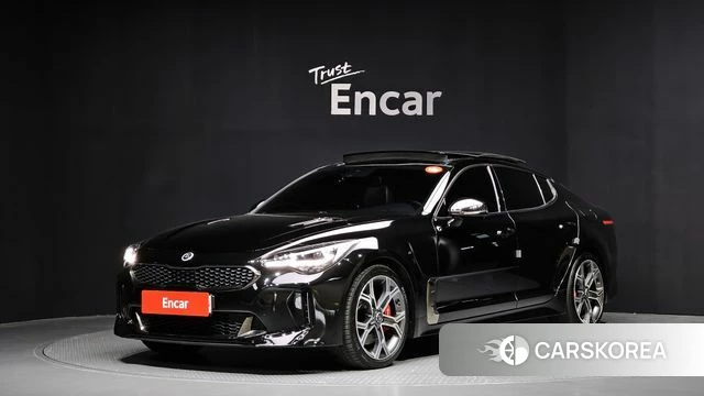 Kia Stinger 2019 Черный из Кореи