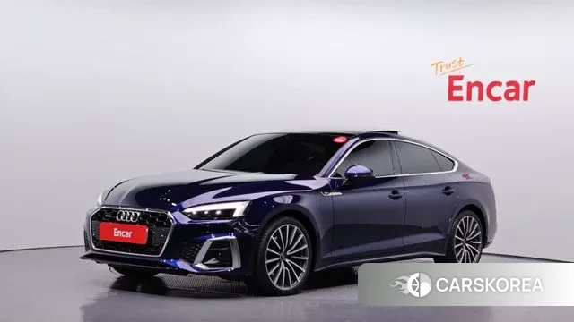 Audi A5 (F5) 2023 Синий из Кореи