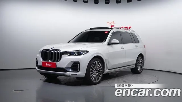 BMW X7 (G07) 2021 Белый из Кореи