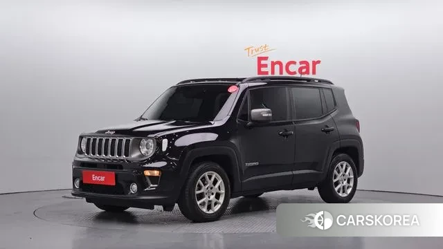 Jeep Renegade 2019 Черный из Кореи