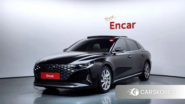 Hyundai The New Grandeur IG Hybrid 2021 Черный из Кореи
